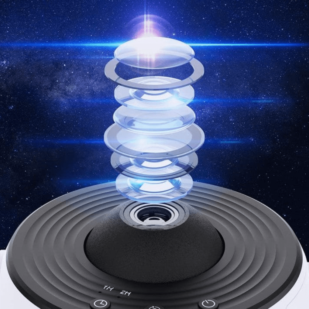 Stellavo | Sternenhimmel Projektor mit 13 Galaxie-Discs, Timer und Fokus