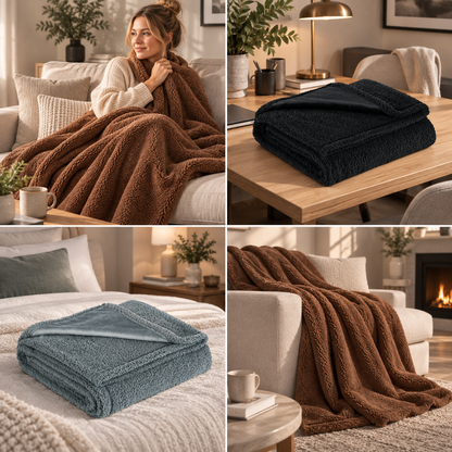 Siccora | Wasserdichte Kuscheldecke aus Fleece, waschbar, in 5 Größen