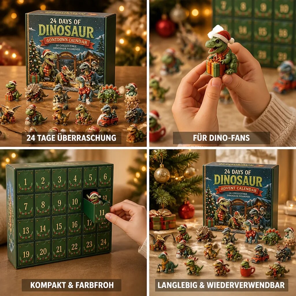 Dino Acryl Adventskalender 2026