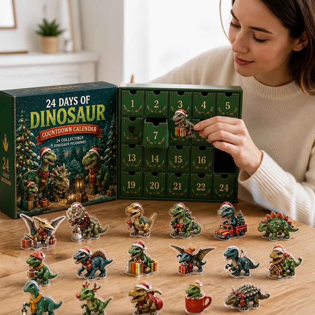 Dino Acryl Adventskalender 2026