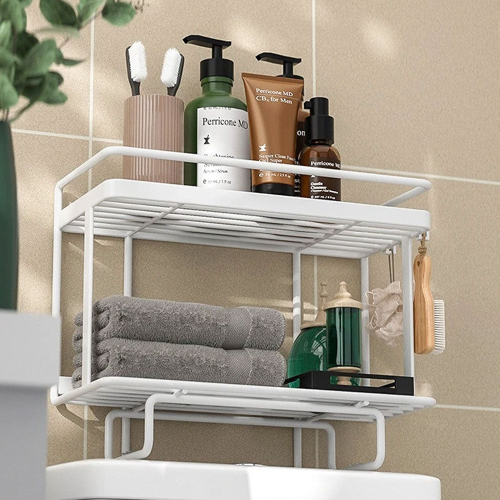 Étagère de toilettes AboveRack | Étagère de salle de bains à plusieurs niveaux pour surplomber les toilettes