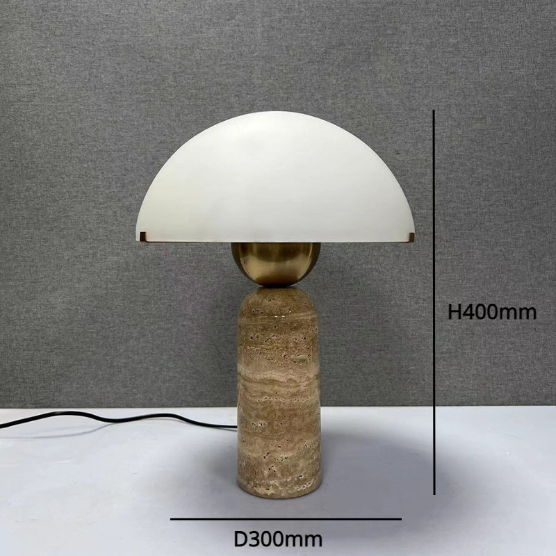 StoneLuxe | Lampada da scrivania Wabi Sabi in marmo