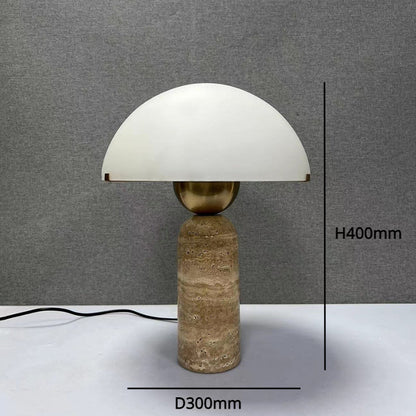 StoneLuxe | Lampada da scrivania Wabi Sabi in marmo
