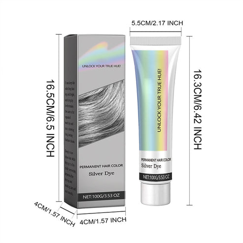 Grisella | Semi-permanente Haarfarbe Silber-Aschgrau mit Aloe, 100 g