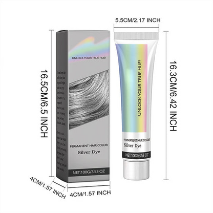 Grisella | Semi-permanente Haarfarbe Silber-Aschgrau mit Aloe, 100 g