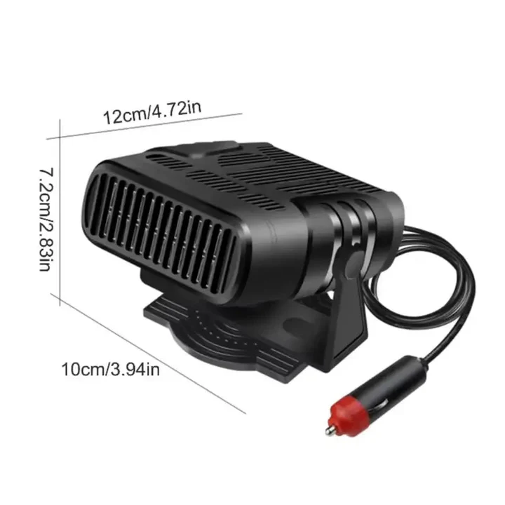 Mirida | 12V Car Heater and Cooling Fan with 360° Rotating Base