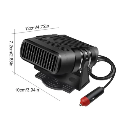 Mirida | 12V Car Heater and Cooling Fan with 360° Rotating Base