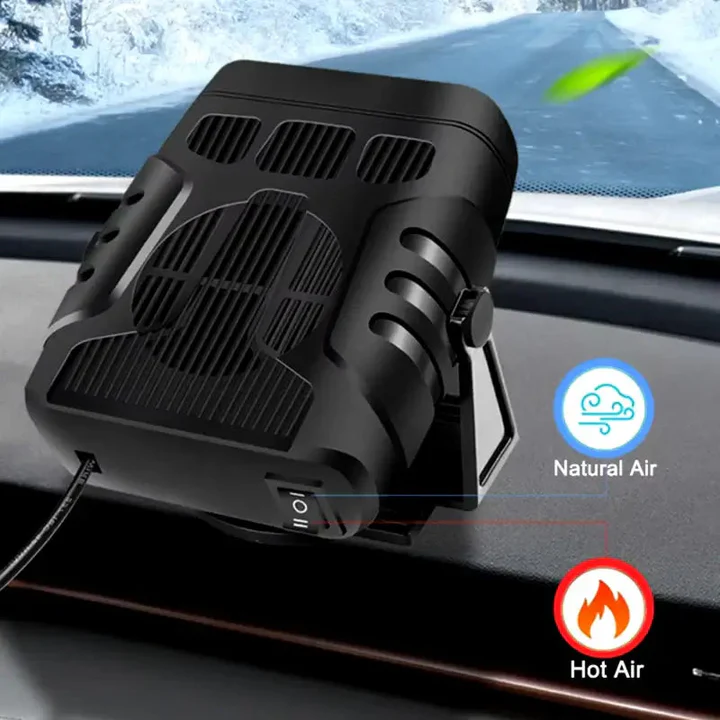 Mirida | 12V Car Heater and Cooling Fan with 360° Rotating Base