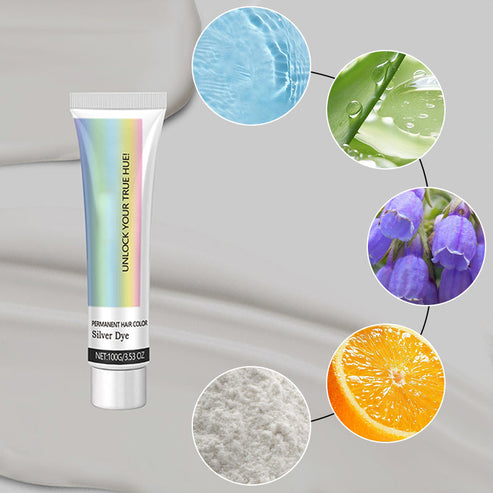Grisella | Semi-permanente Haarfarbe Silber-Aschgrau mit Aloe, 100 g