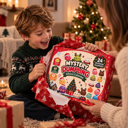 Squishy Dumplings Advent Calendar with 24 Surprises