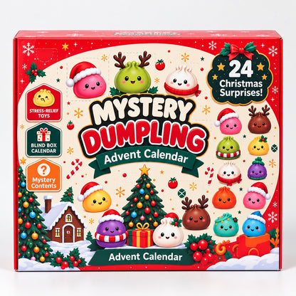 Squishy Dumplings Advent Calendar with 24 Surprises