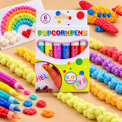 Puffelo | Penne 3D ad attivazione termica, set da 6 colori