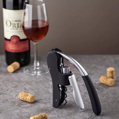 Korkano | Cavatappi a leva con impugnatura ergonomica, 14 × 7,5 cm