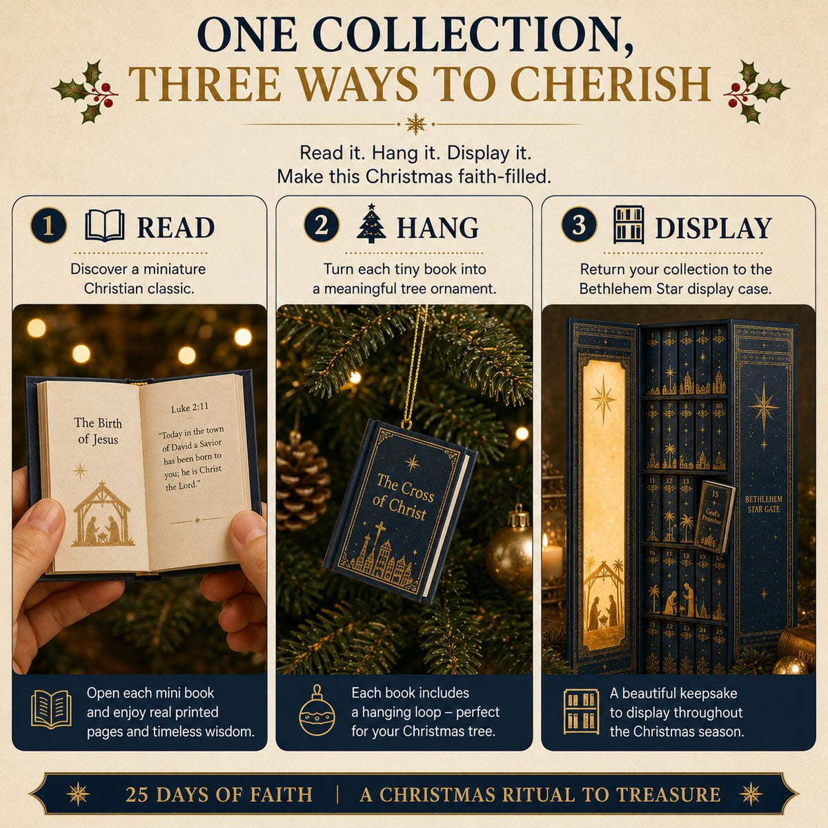 Christlicher Mini-Buch Adventskalender 2026
