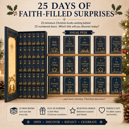 Christlicher Mini-Buch Adventskalender 2026