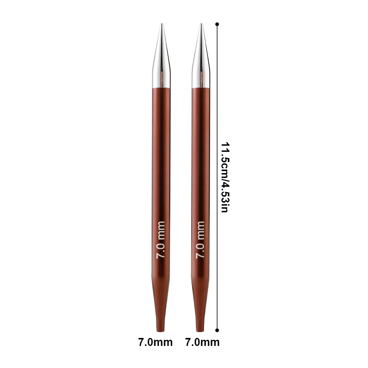 KnitFlex | Set di ferri circolari con punte intercambiabili da 3–8 mm e cavi girevoli