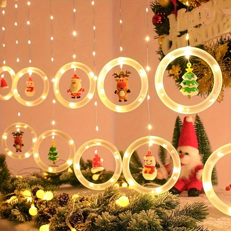 Merrilu | LED Weihnachtslichterkette mit Anhängern, optional Fernbedienung