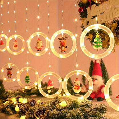 Merrilu | LED Weihnachtslichterkette mit Anhängern, optional Fernbedienung