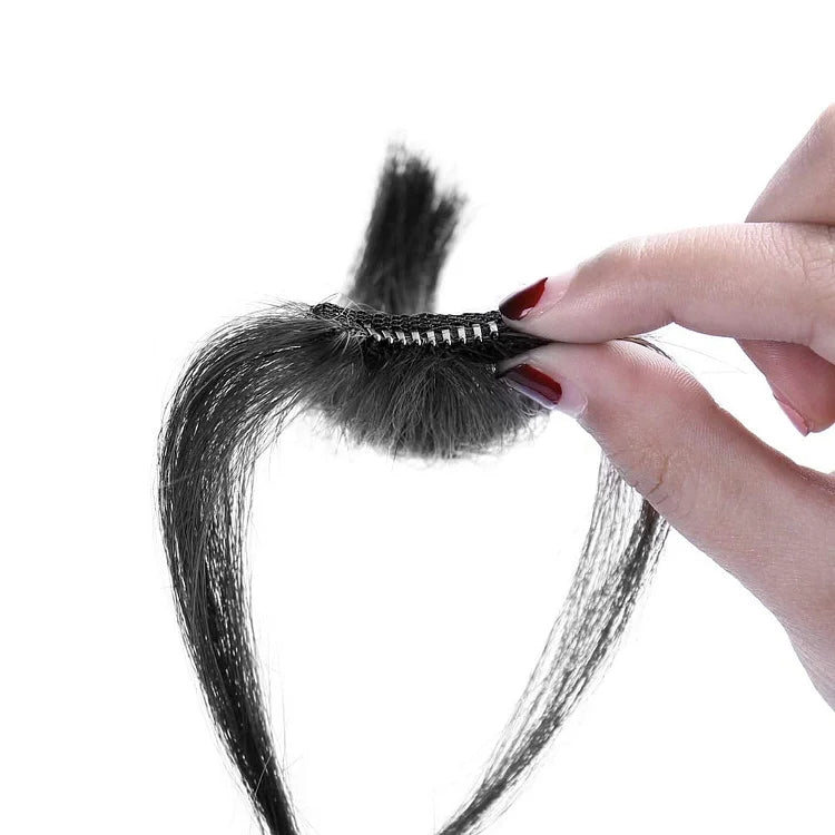 Fransio | Frangia clip-in da donna, leggera e traspirante, con clip resistenti