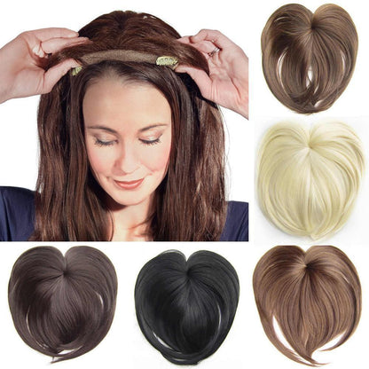 Toppina | Postizo con clip para la coronilla de cabello sintético, 22 cm