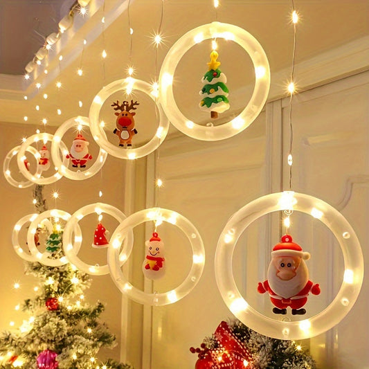 Merrilu | LED Weihnachtslichterkette mit Anhängern, optional Fernbedienung