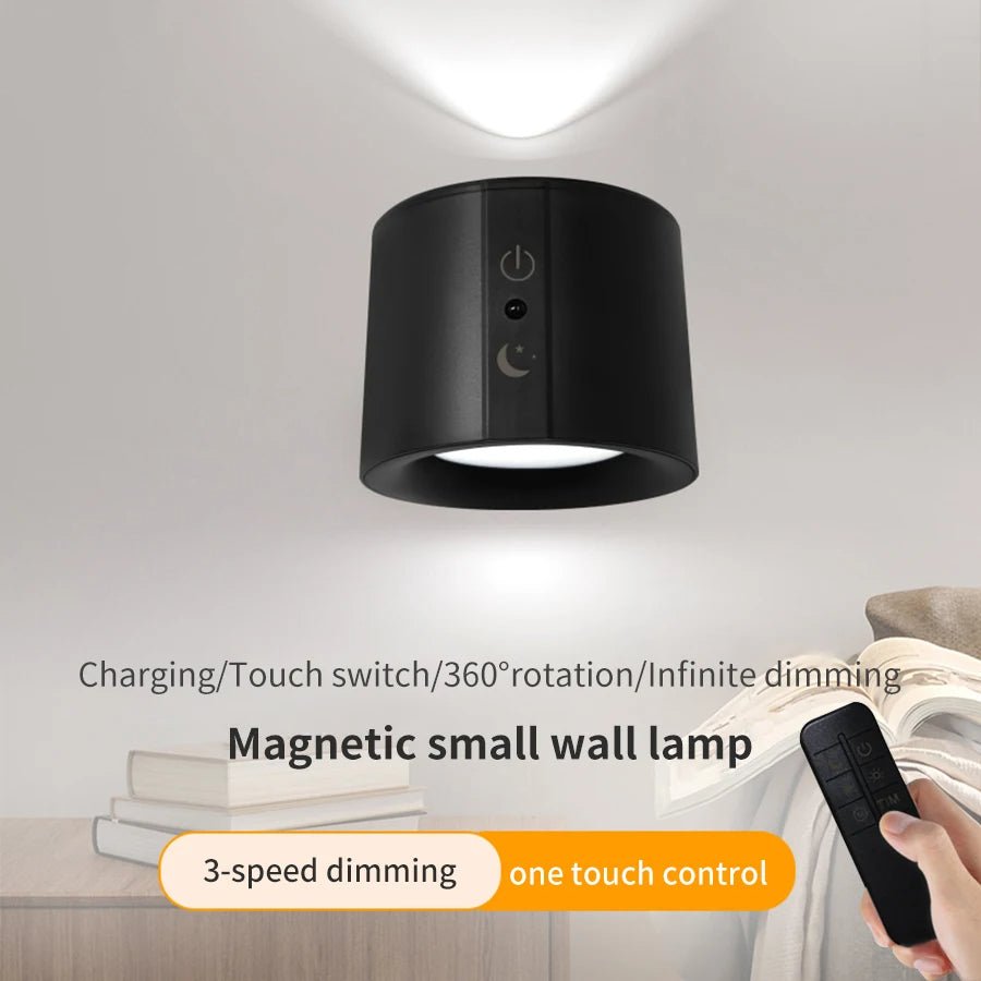 Magnelo | Magnetische Wandleuchte innen mit Akku, Fernbedienung und 3 Lichtfarben