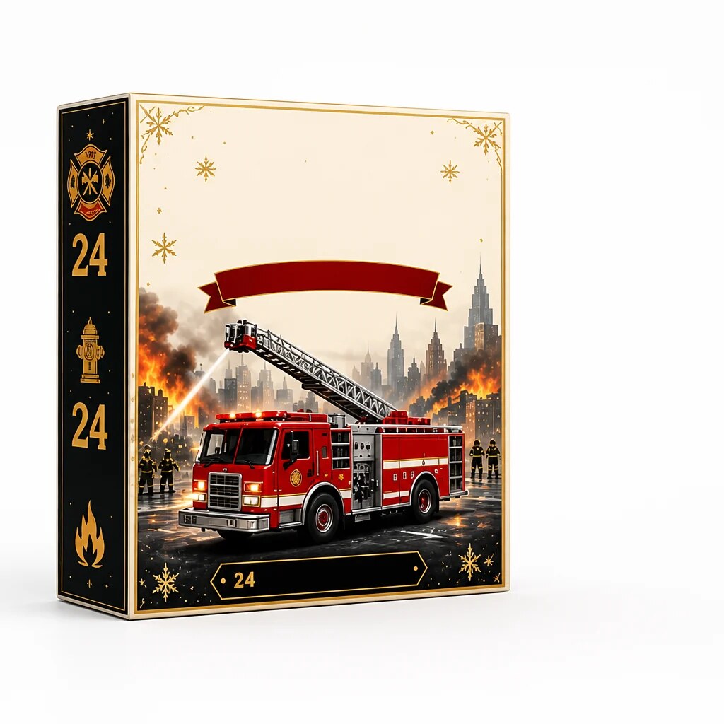 Feuerwehr Acryl Adventskalender 2026