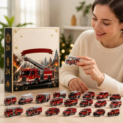 Feuerwehr Acryl Adventskalender 2026