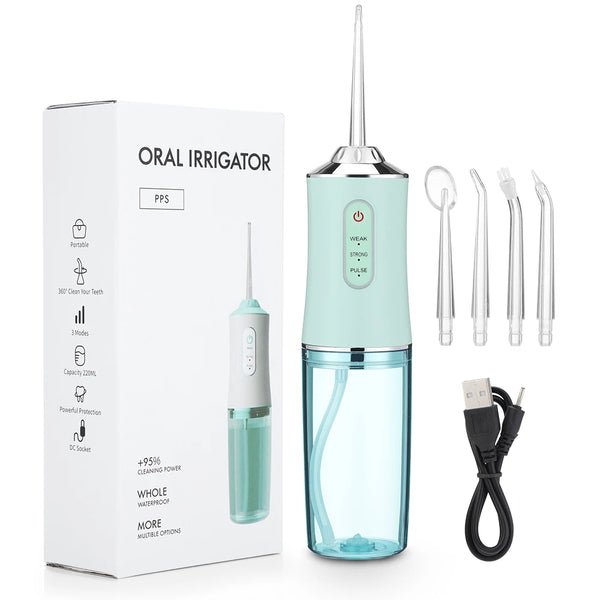 Oravelo | Cordless Water Flosser with 3 Modes, IPX7 and 1000 mAh Battery