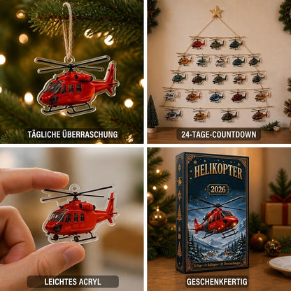 Flugzeug Acryl Adventskalender 2026