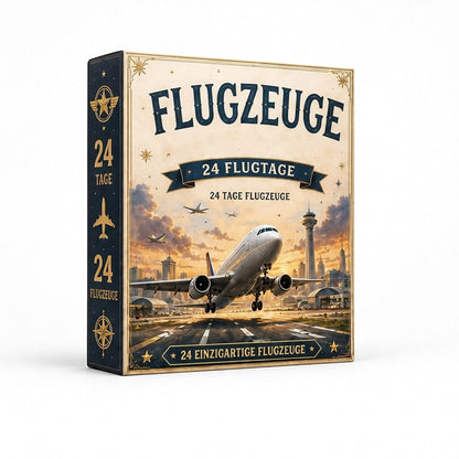 Flugzeug Acryl Adventskalender 2026