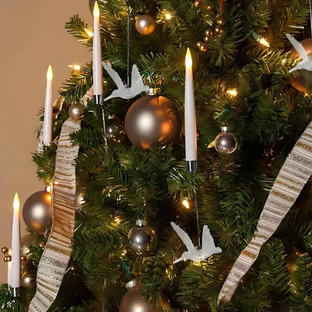 Flimora | Kabellose LED Kerzen für den Weihnachtsbaum mit Fernbedienung