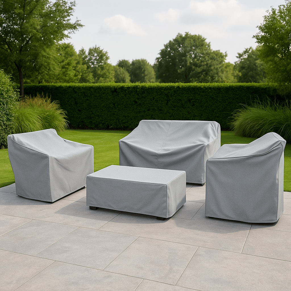 Tarpiva | Wasserdichte Abdeckhaube für Gartenmöbel aus Polyester, UV-beständig