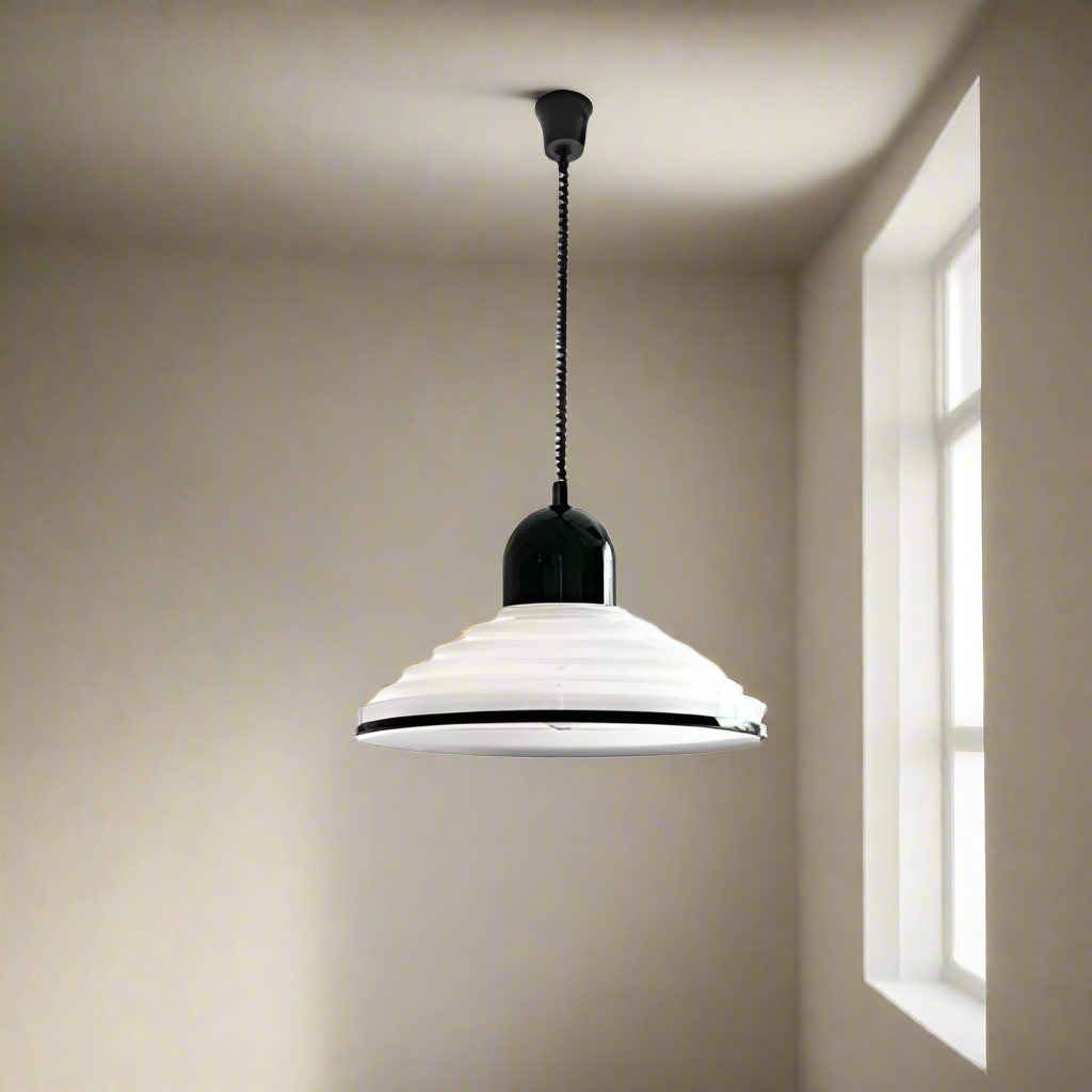 Lunoria – Lampada a sospensione in vetro elegante per ambienti moderni