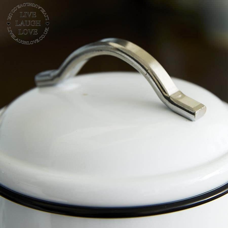 Emalio | Set da 3 barattoli smaltati per caffè, tè e zucchero