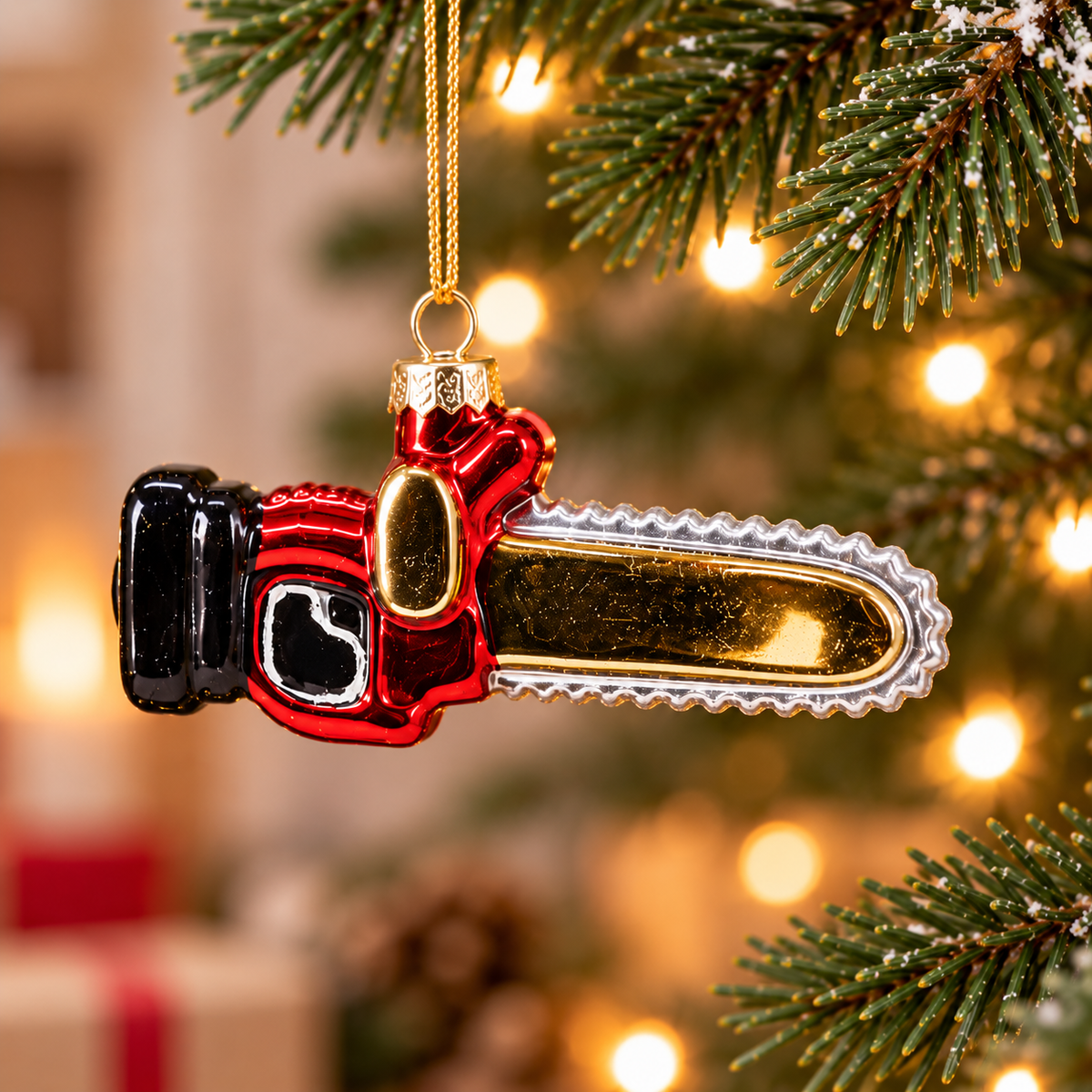 Werkiva | Glass Christmas Tree Decorations Shaped Like DIY Tools, Set of 5