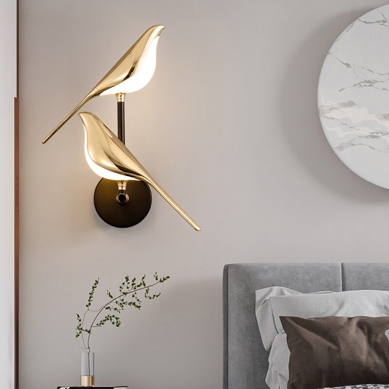 Avireo Lumis | lampada da parete LED decorativa a forma di uccello