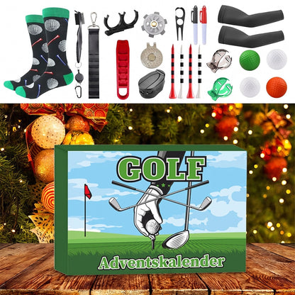 Golf Adventskalender mit Handtuch 2026