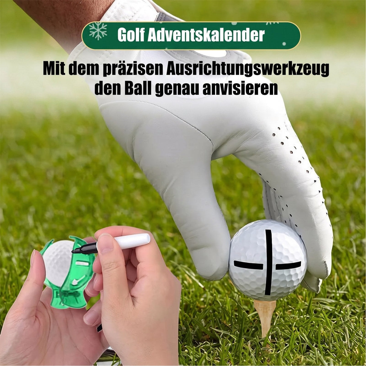 Golf Adventskalender mit Handtuch 2026