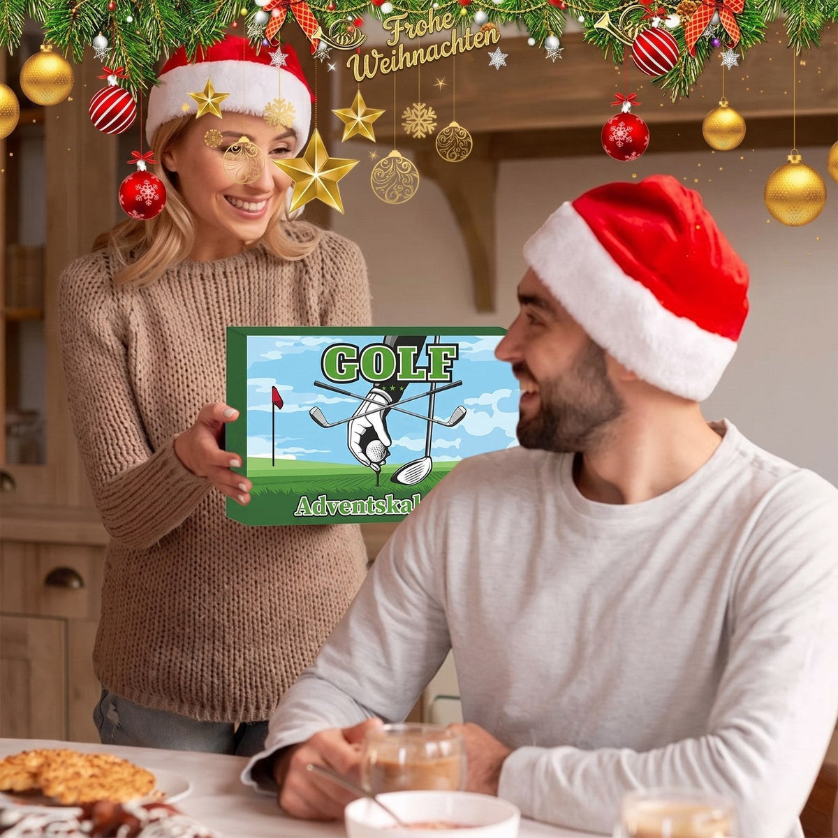 Golf Adventskalender mit Handtuch 2026
