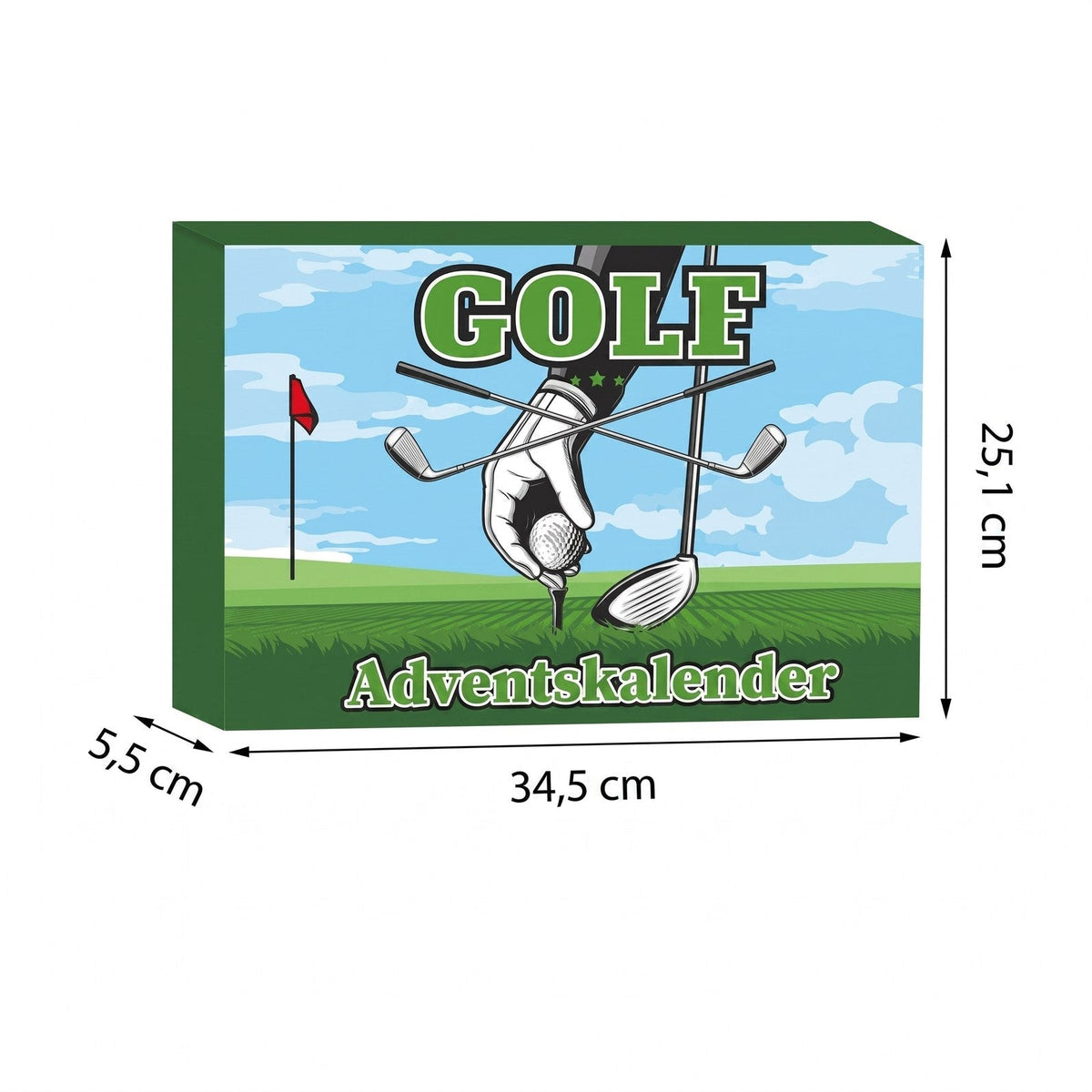 Golf Adventskalender mit Handtuch 2026