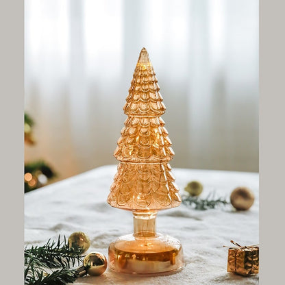 Glowmira | Décoration de Noël lumineuse à LED en forme de sapin ou de figurine, à piles