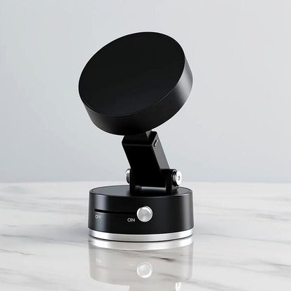 Haftelo | Magnetische Handyhalterung fürs Auto mit Vakuum-Saugnapf, 360° drehbar