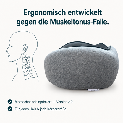 Reisola | Reisekissen mit Memory-Schaum, Nackenkissen für Flugzeug, Zug und Auto