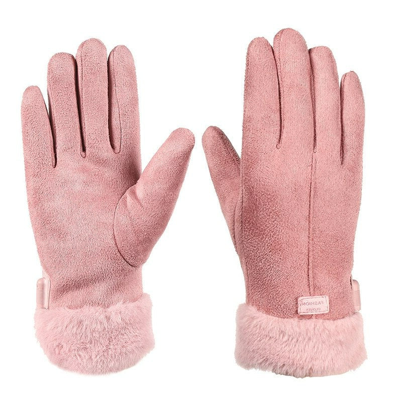 Wenila | Guanti invernali da donna compatibili con touchscreen, antivento e con fodera calda