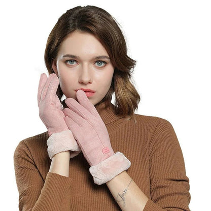 Wenila | Guanti invernali da donna compatibili con touchscreen, antivento e con fodera calda