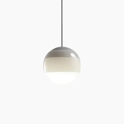 Lampada a sospensione LED moderna, dimmerabile – Nichel spazzolato, E27, design in vetro e pietra
