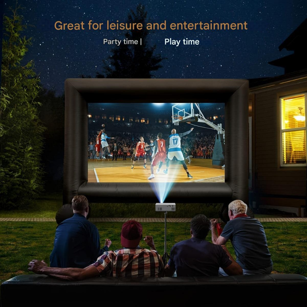 Lumavel | Mini proyector LED de 3000 lúmenes con mando a distancia para películas y videojuegos