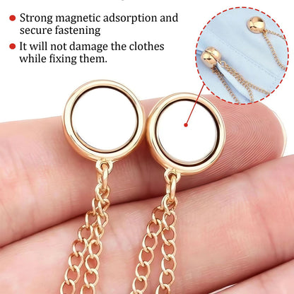 Drapello | Magnetische Kleiderclips 8 Stück, ohne Nähen, für Schal und Kleid