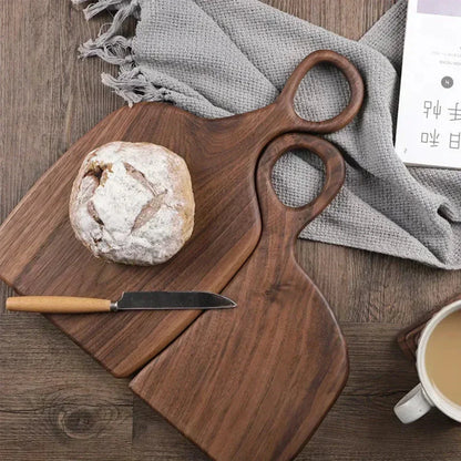 Lignara Zoë | Tagliere in legno di noce con foro per appendere